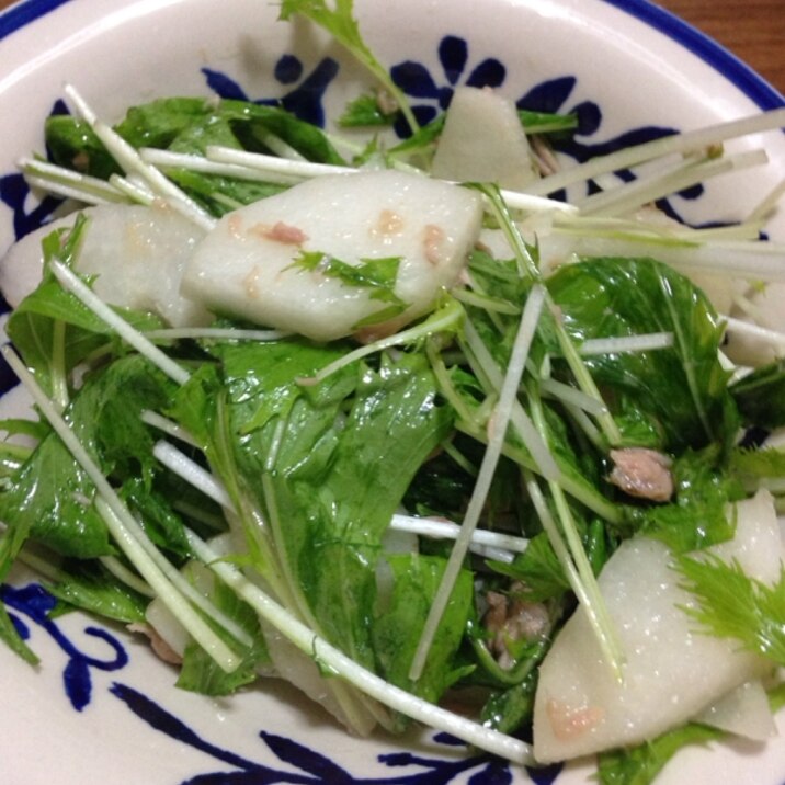 和えるだけ 梨と水菜のツナサラダ レシピ 作り方 By あじゃじゃ 楽天レシピ 和えるだけ 梨と水菜のツナサラダ レシピ 作り方 By あじゃじゃ 楽天レシピ
